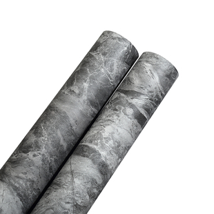 大理石墙纸自粘哑光灰石材背景墙墙贴仿岩板瓷砖壁纸装饰墙面贴纸