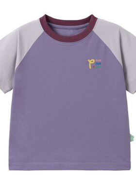 papa夏季儿童T恤短袖速干防晒