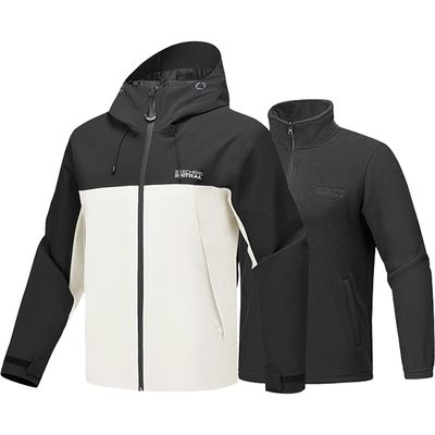 SKECHERS斯凯奇男子三合一运动健身夹克外套P425M136-0074