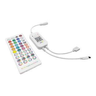 低压12V伏40键蓝牙智能灯带5050RGB七彩灯条APP声控装饰10米套装