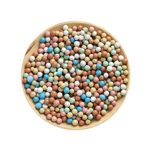 彩色陶粒颗粒花用垫底花卉铺面透气养花水培盆栽铺面石多肉营养