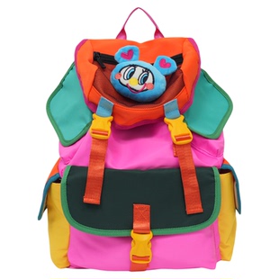 新款可爱户外运动双肩包女高颜值出游旅行背包多巴胺学生书包女