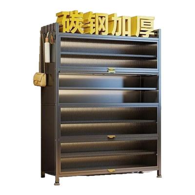 钢制鞋架家用门口多层阳台鞋柜