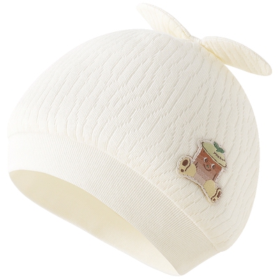 【商场同款】英氏婴幼儿胎帽四季新生儿纯棉帽子秋季新款婴儿圆帽