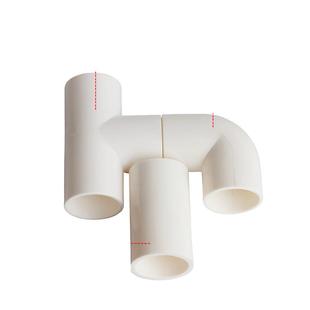 电工套管16-20三通弯头双接PVC管阻燃冷弯穿线管电线管水管件配件