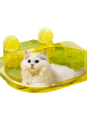 猫吊床太空舱猫窝玻璃吊篮晒太阳