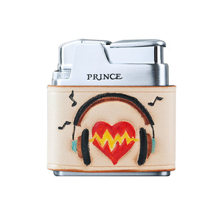 日本PRINCE正品王子磕头式气体金属打火机创意酷炫送音乐朋友礼物