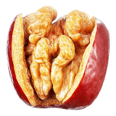 【三只松鼠量贩袋装红枣夹核桃400g】甜中带脆美味加倍