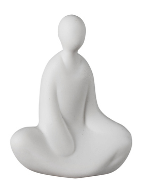 新中式禅意迷你小和尚车载摆件