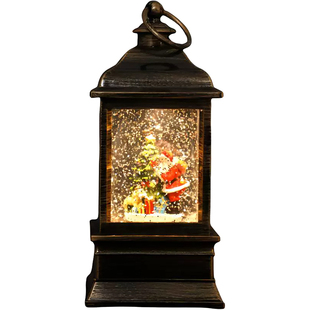 飘雪水晶球音乐盒八音盒发光圣诞树装饰品摆件女生儿童节生日礼物