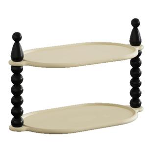 轻奢桌面置物架多层餐桌零食茶杯架厨房调味料台面咖啡杯子收纳架