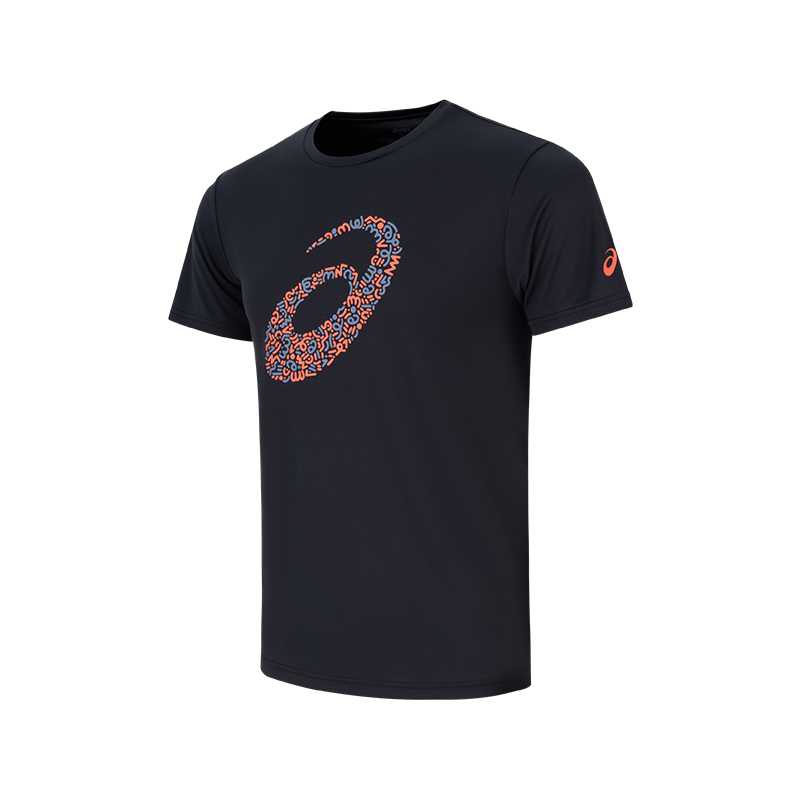 ASICS亚瑟士新款男子透气跑步短袖男式圆领套头舒适运动短袖T恤