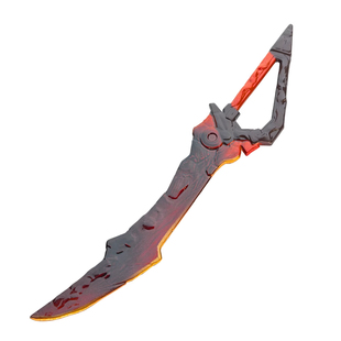 和平精英游戏传世武器熔岩双手刀金属武器模型玩具合金摆件22CM