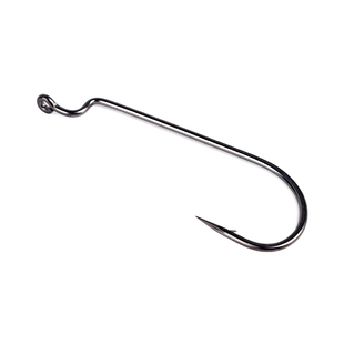 路亚窄腹曲柄钩细条软饵面条虫德州风筝钓组血槽鱼钩尖鳜鲈鱼翘嘴