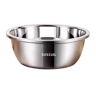 食品级316不锈钢盆面盆汤盆