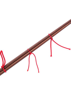 玄真文化中式红檀木红绳筷子摆件