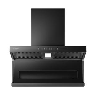 华帝百得顶侧双吸抽油烟机燃气灶套装大吸力变频脱排油烟机家用