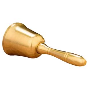 纯铜手摇成人婴儿益智门开运动幼儿园上课餐厅传菜装饰风叫餐铃铛