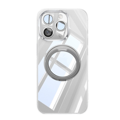 笛曼适用苹果15ProMax手机壳iPhone15Pro新款镜头全包保护套14超薄高级感防摔Magsafe女磁吸带支架男透明支点