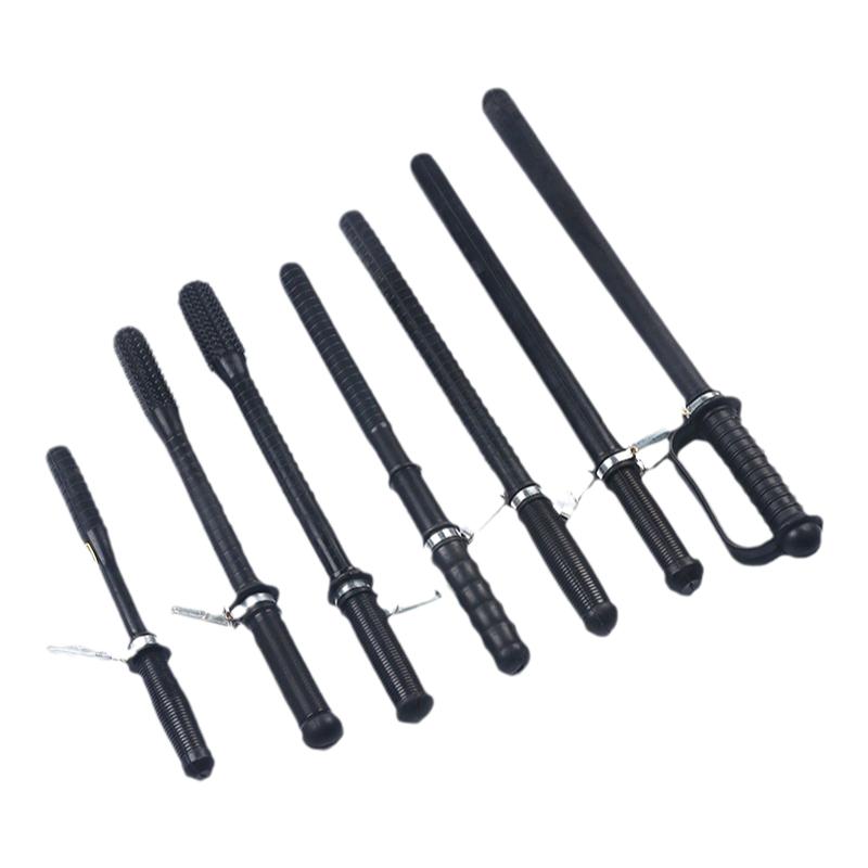 保安警械棍防暴棍橡胶棒执勤防爆棍防身武器棍校园安保PC巡逻棍