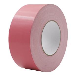 粉色布基胶带强力高粘度耐磨警示无痕不留胶地膜地毯地板地面保护固定粘贴自粘装饰单面红毯拼接粉红大力胶布