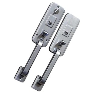 老式防盗门把手不锈钢大门锁配件铝合金铁门锁双开对开门家用锁具