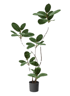 橡皮树仿真绿植假植物客厅轻奢仿生花装饰树室内大型盆栽落地摆件