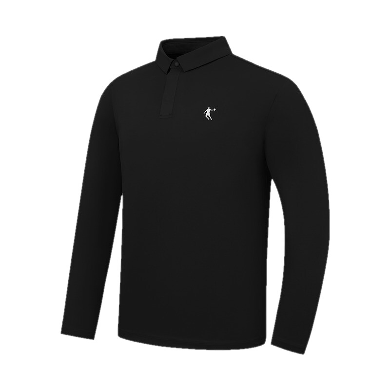 乔丹polo衫长袖翻领t恤男正品