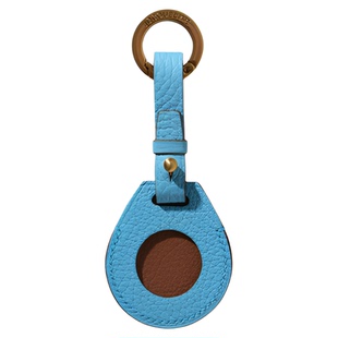 JOCQUELINE 法国进口皮革 全手工Air Tag 保护挂件