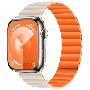 适用iwatch表带磁吸s10硅胶applewatch11表带苹果手表表带ultra3新款s9代s7/6男女生se运动series8高级45mm41