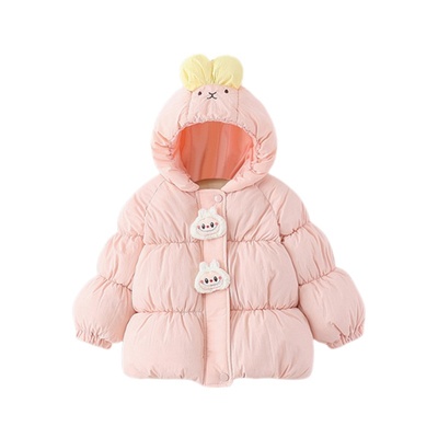 女童冬装棉服2025年新款