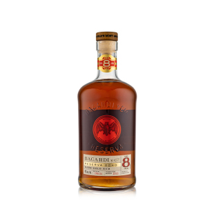 Bacardi 百加得8年陈酿朗姆酒750ml调酒基酒进口洋酒行货