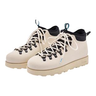 native马丁靴冬季增高男鞋户外防水登山鞋女鞋厚底靴子加绒保暖鞋