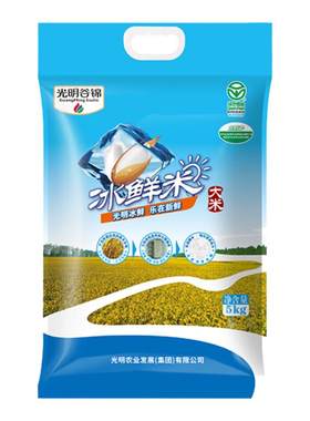 冰鲜米光明谷锦5kg苏北大米