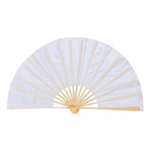 扇子舞蹈扇书简舞同款纯白双面绸布书生扇成仙折扇中国风表演道具