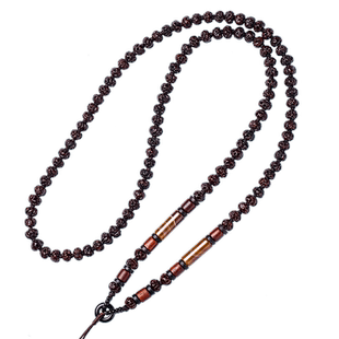 大善堂手工天然血檀天意菩提子吊坠链挂件绳翡翠挂绳男女项链绳子