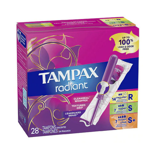 美国丹碧丝卫生棉条塑料导管Tampax光芒卫生棉条幻彩导管棉条