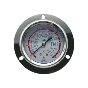 冷库制冷机组压力表R410A冷媒表冷干机雪种表中央空调充油压力表