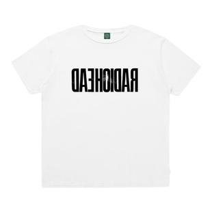 8090年代复古个性创意字母印花短袖男女情侣oldschool颓废风T恤潮