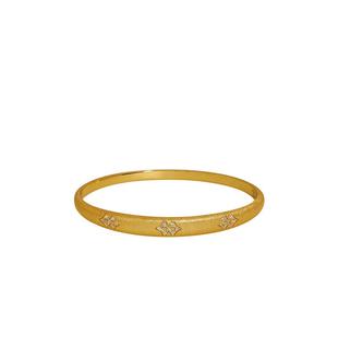 HERBE合璧璀璨逐光手工拉丝手镯细版贵妃镯高级优雅百搭新年礼物