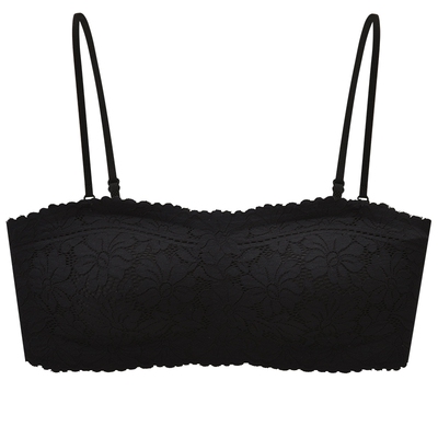 商场同款MYBODY新款抹胸内衣舒适无钢圈可拆肩带蕾丝吊带抹胸背心