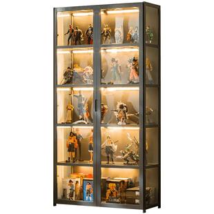 手办展示柜亚克力展示架烟柜化妆品玻璃柜台产品摆件小型陈列柜子