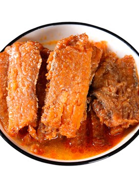 即食香辣带鱼罐头210g