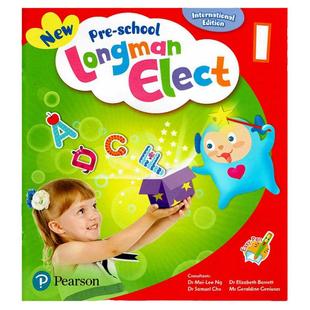 新版香港培生朗文幼儿英语教材New Pre-school Longman Elect 123456级别教材 幼儿小班英语启蒙入门 幼儿园主教材学生课本 练习册