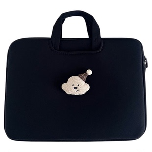 可爱ins卡通小众设计高颜值手提电脑包防摔防震笔记本平板ipad收纳包13/14寸手提11寸平板包15.6寸苹果内胆包