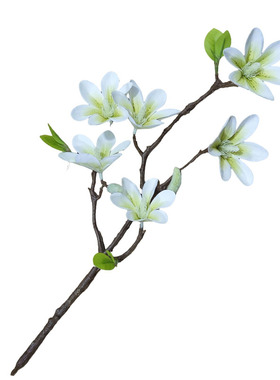 高级手感玉兰花仿真花假花婚庆幕墙布置餐桌婚房装饰品插花摆件