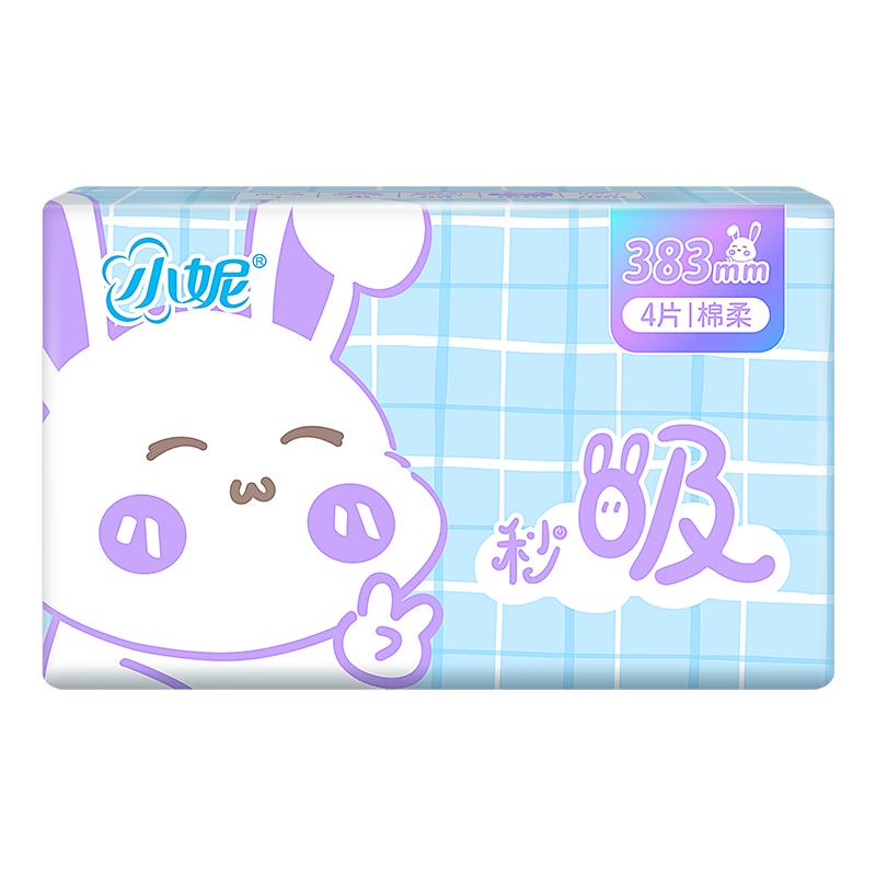 小妮焕新升级经典卫生巾量大干爽绵柔日夜用姨妈巾薄透气官方正品