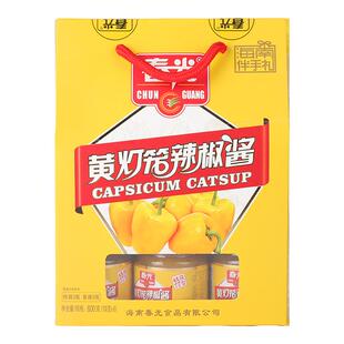 春光食品 海南特产 调味 鲜美黄辣椒  黄灯笼辣椒酱100g*6 礼盒