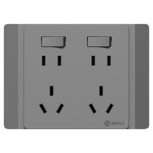 118型二开十孔一开八孔8墙壁10孔5五孔带开关厨房专用插座86面板