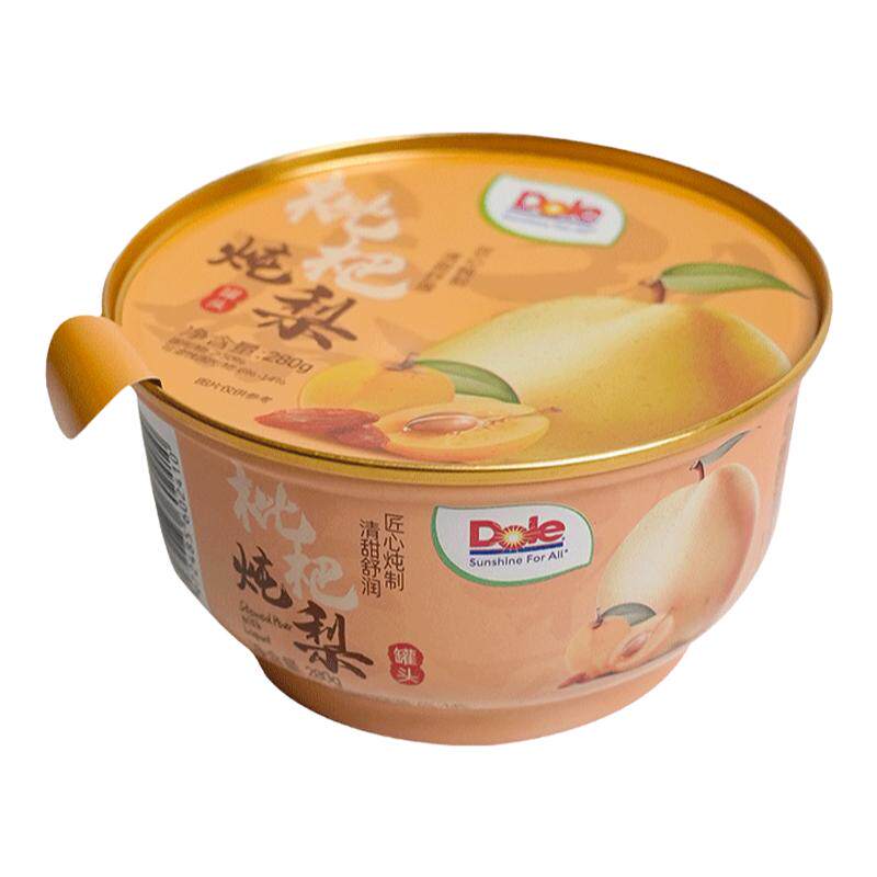 都乐枇杷炖梨小碗银耳冰糖水果